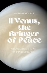 II Venus, the Bringer of Peace Concert Band sheet music cover
